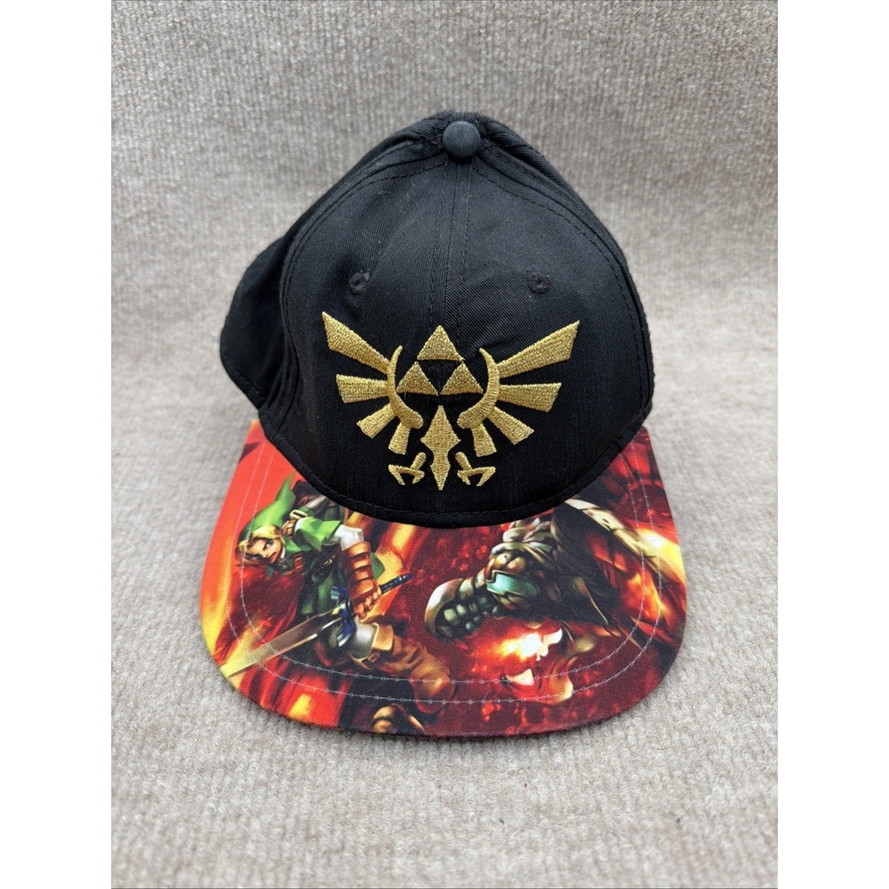 Legend of Zelda Triforce Logo Bill SnapBack  Ocarina of Time